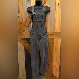 Hollister-Jean/jogger overalls, Skinny, Size XS, faded black